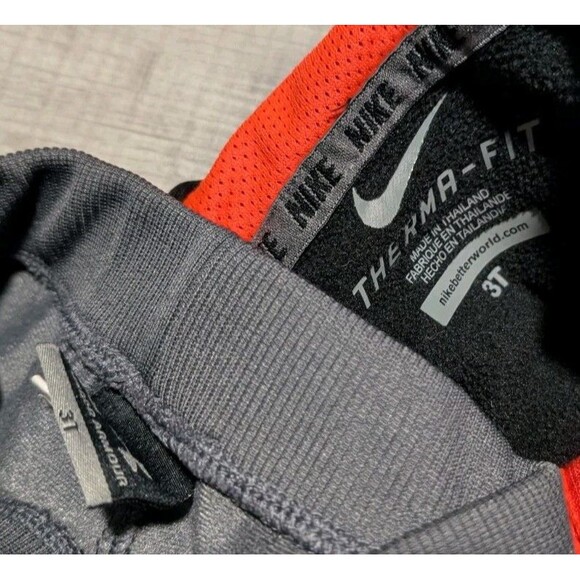 Lot of 2 Fleece Nike Therma Fit Jacket Zip and Under Armour Pants Boys Sz 3T - Picture 3 of 4